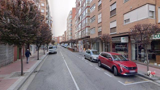 Calle Pérez Galdós en Valladolid