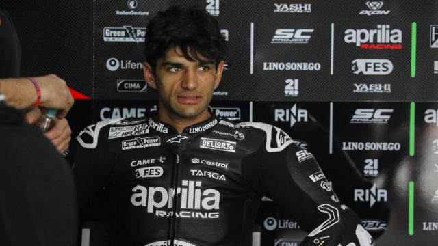 Jorge Martín, durante los primeros test de MotoGP en Sepang.