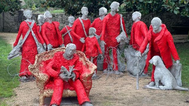 La escultura de la artista Olga Andrino de Diego.