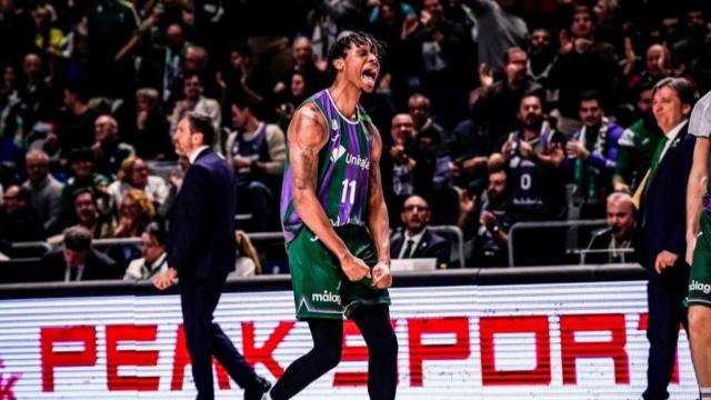 Tyson Carter, jugador del Unicaja de Málaga.