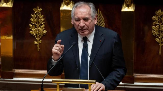 El primer ministro francés, Francois Bayrou, este miércoles en la Asamblea Nacional.