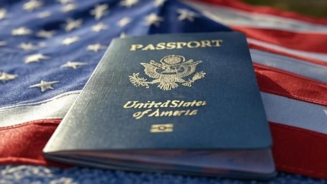 Imagen de un pasaporte de Estados Unidos generada con Grok