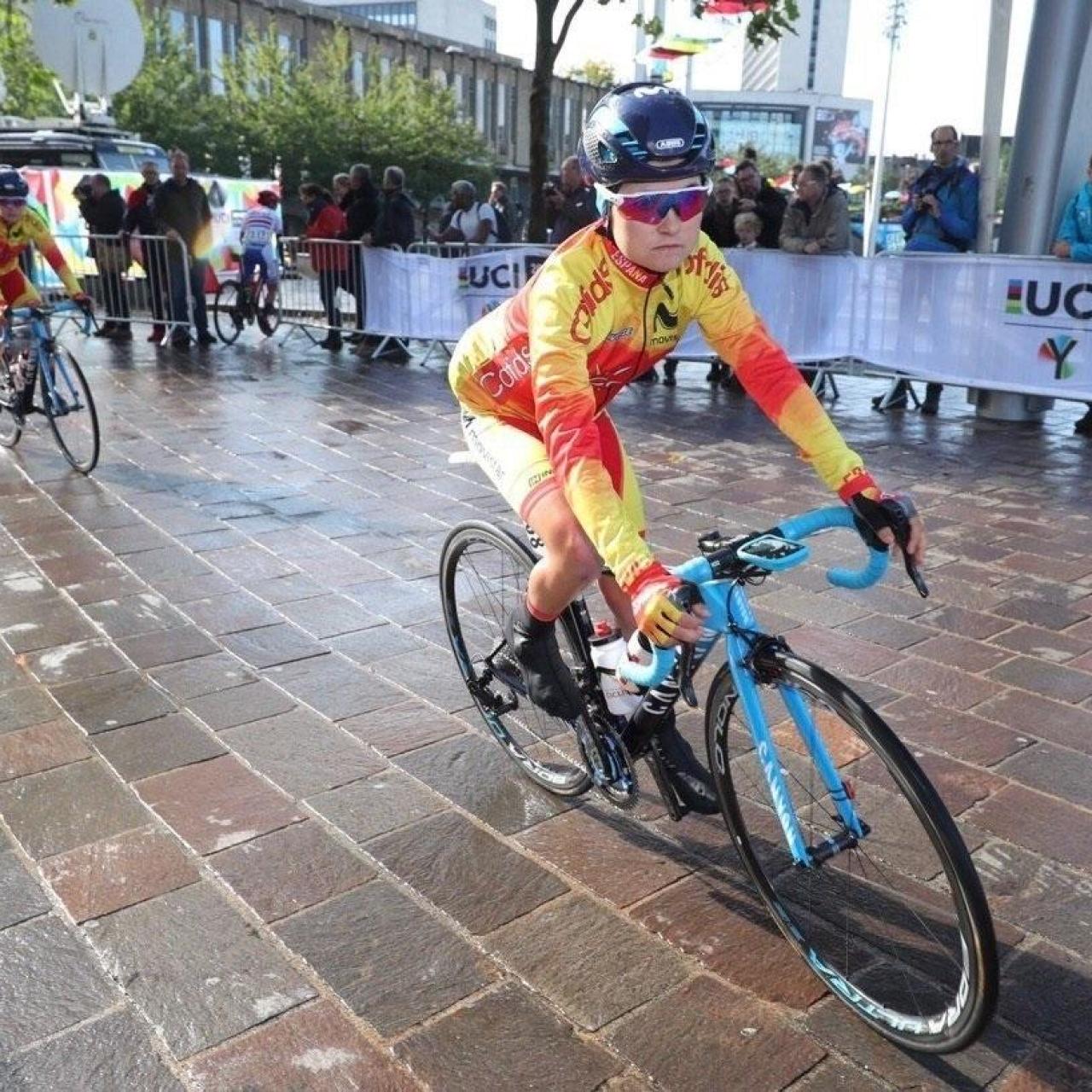 Ane Santesteban, ciclista española de 34 años.