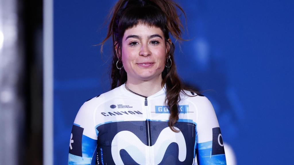 Sheyla Gutiérrez, ciclista del Movistar Team.