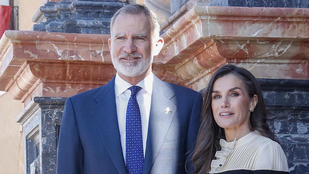 Felipe VI y Letizia en su último acto público este jueves 6 de febrero de 2025.