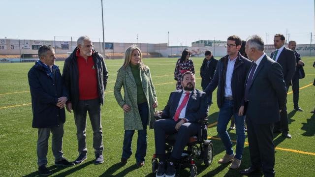 Visita del ministro Ángel Víctor Torres a La Roda.