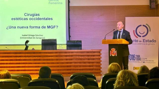 Fernando Beltrán, delegado del Gobierno en Aragón, en la jornada del Día Internacional de Tolerancia Cero contra la Mutilación Genital Femenina