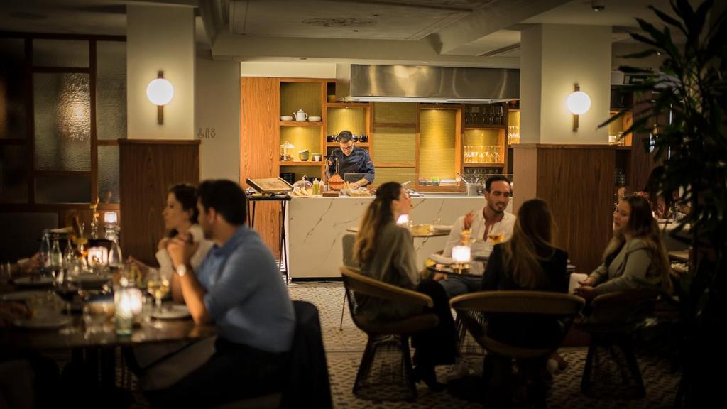 El interior del restaurante.