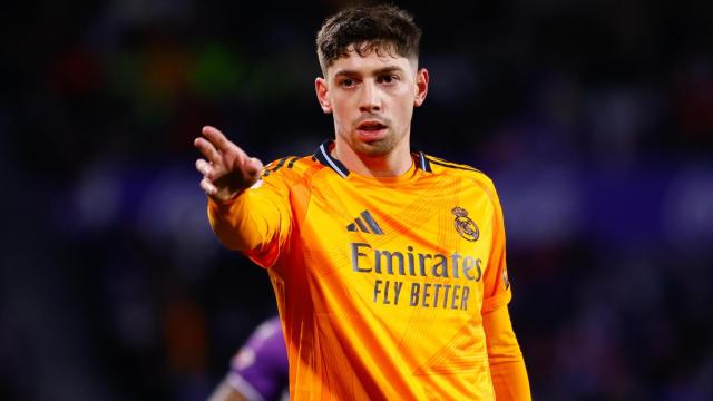 Fede Valverde, durante un partido con el Real Madrid.