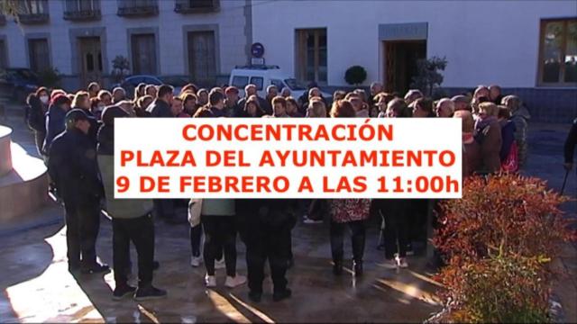 Concentración en Miguel Esteban.