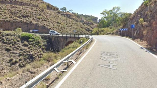 Lugar del accidente en Alcolea.