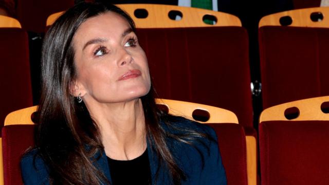 La reina Letizia, el pasado diciembre, con pendientes de la firma valencia Boira Glass.