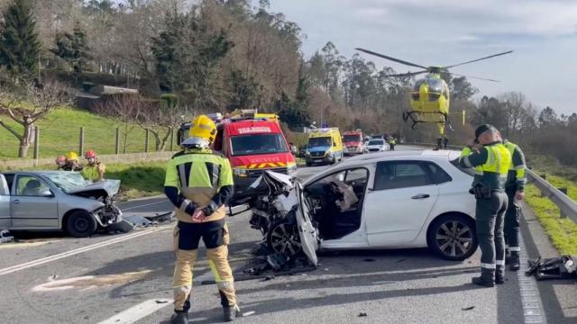 Fallece una persona en un accidente de tráfico en Ames.