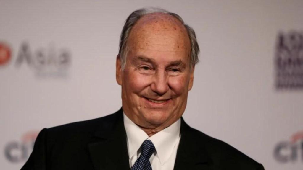 El Aga Khan en una cena de gala en Manhattan en 2017.