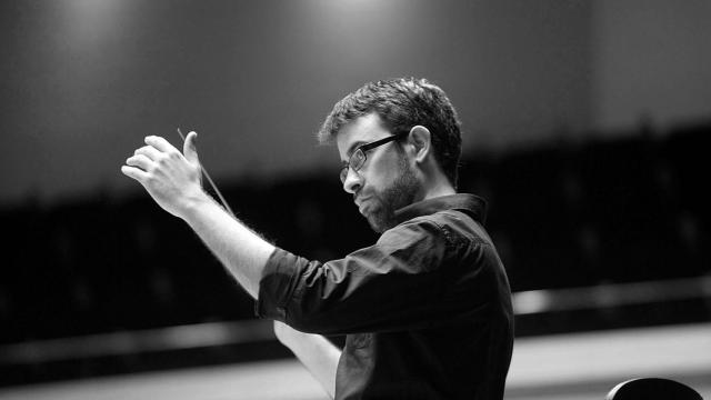 Andrés Ramos Navarro, director de la Joven Orquesta Sinfónica Ciudad de Salamanca