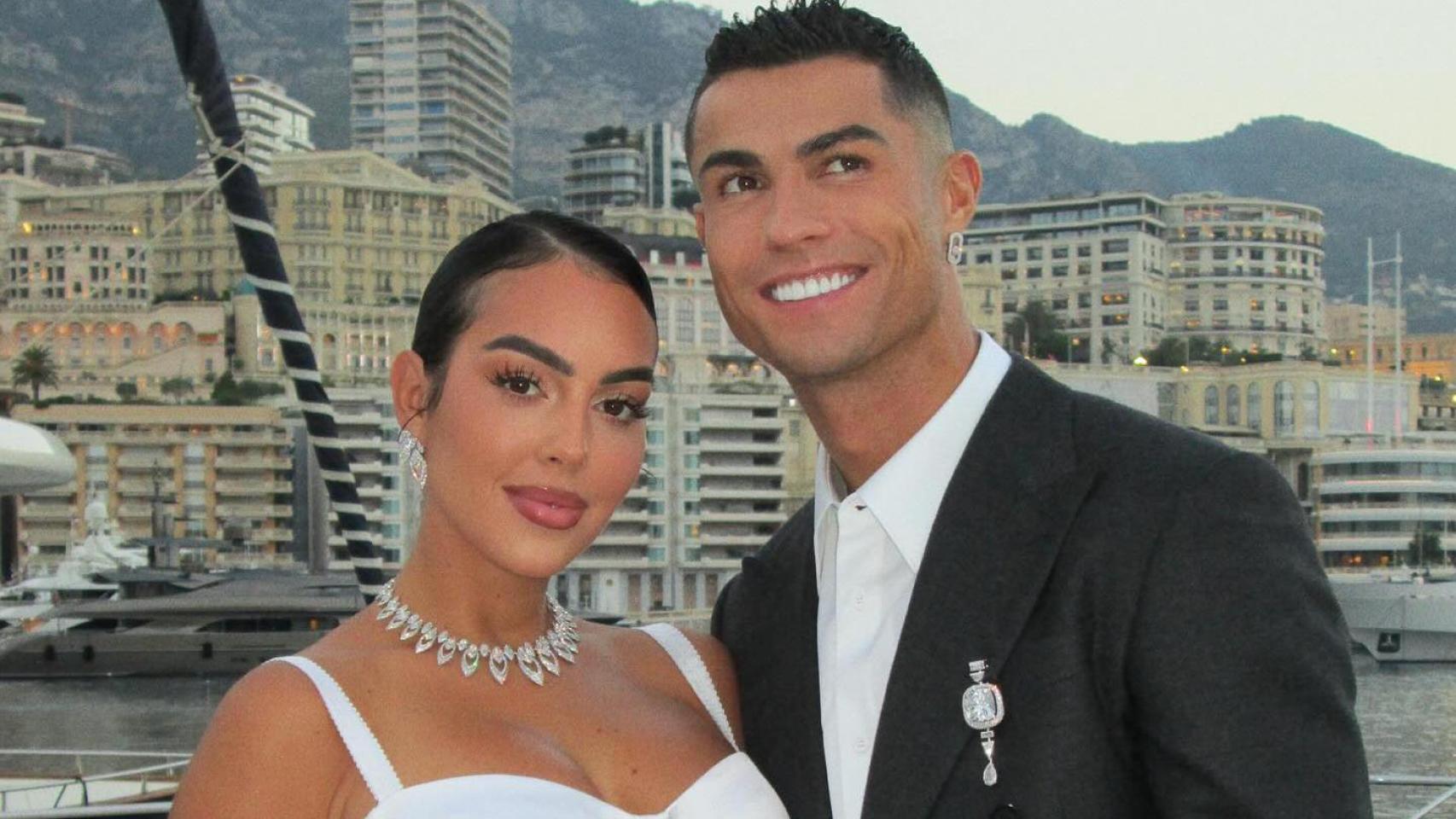 Georgina Rodríguez y Cristiano Ronaldo.