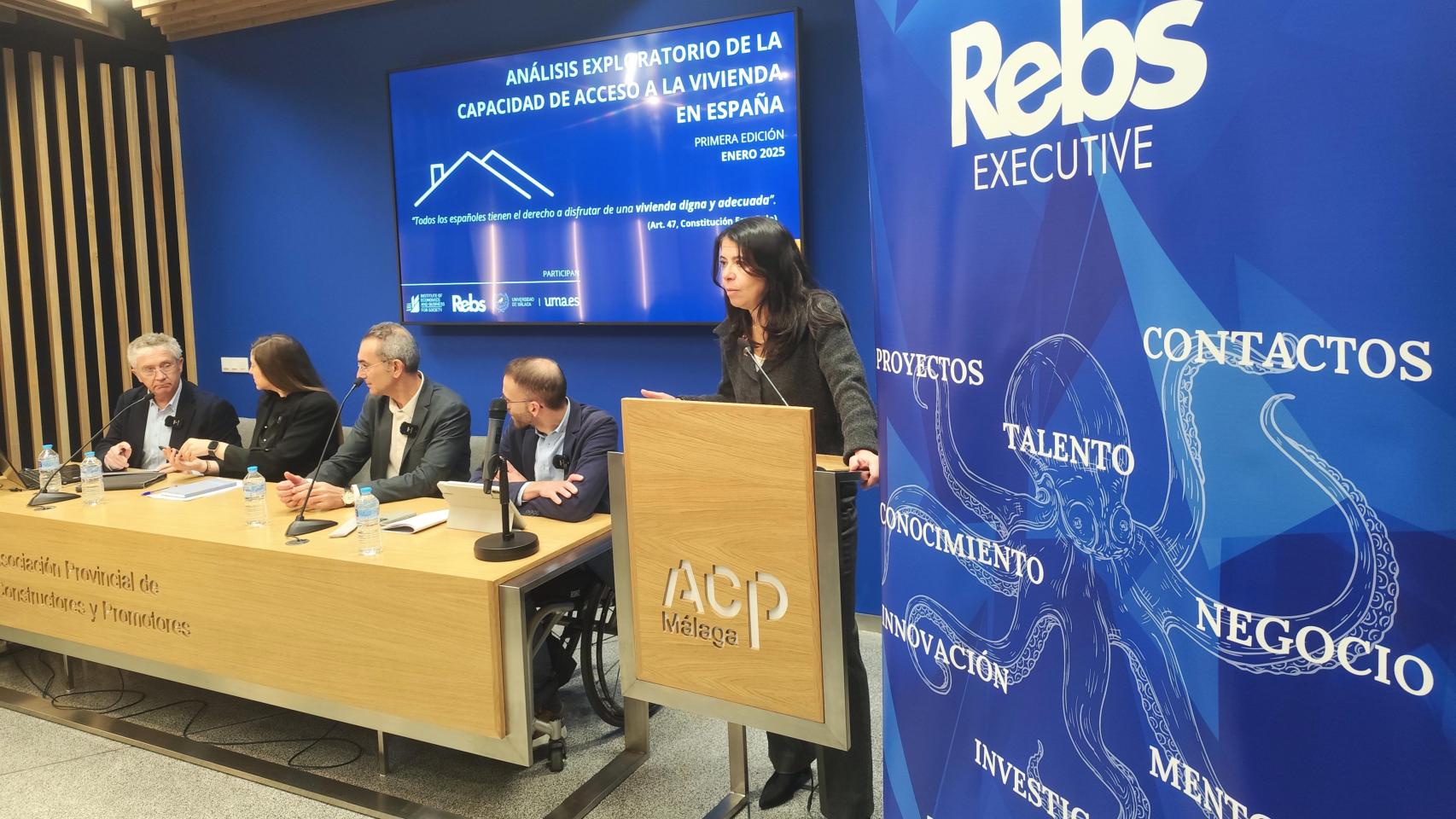 Presentación del estudio sobre el acceso a la vivienda.