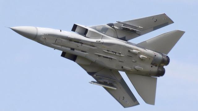 Panavia Tornado en pleno vuelo.