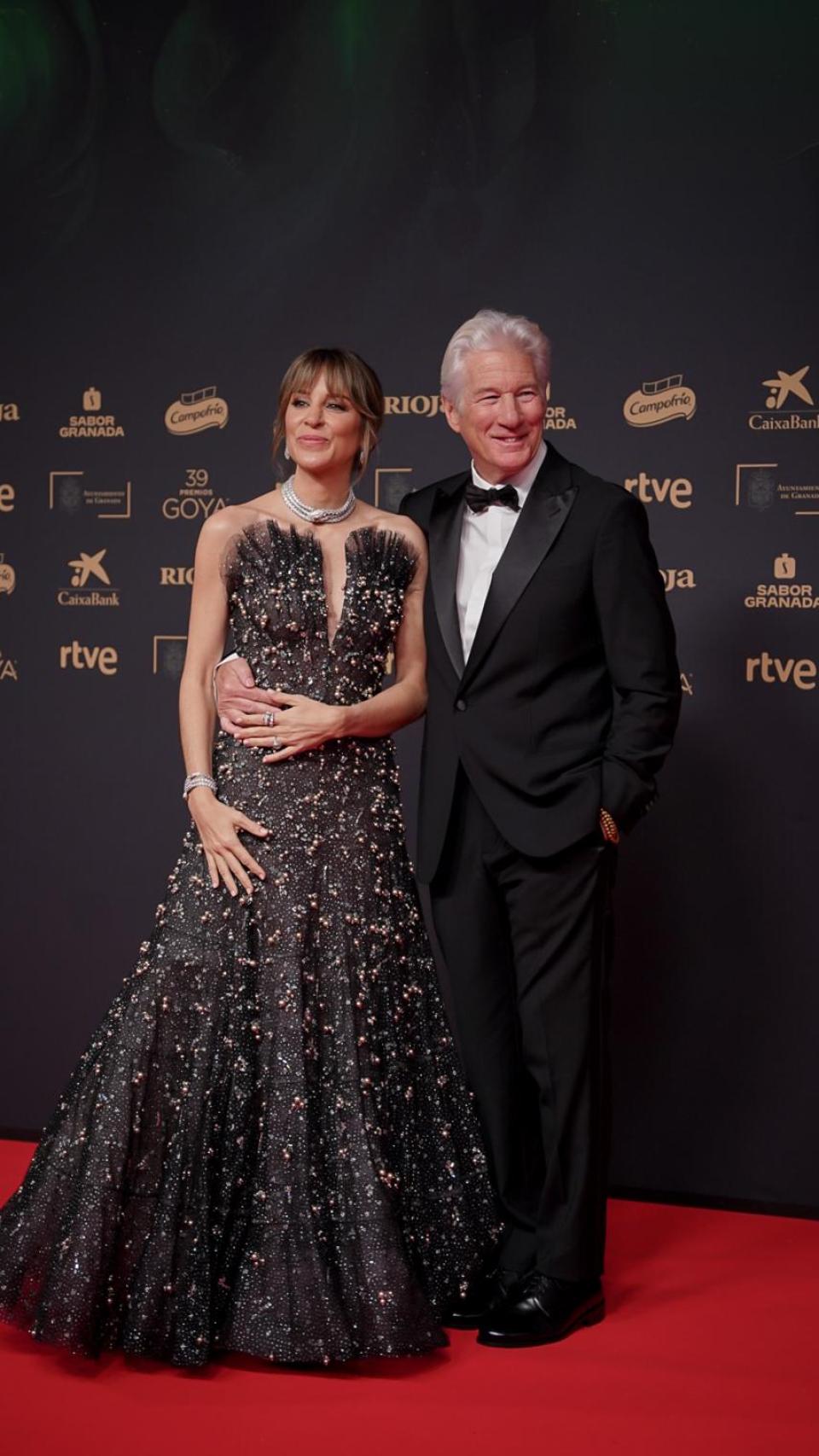 Richard Gere y Alejandra Silva.