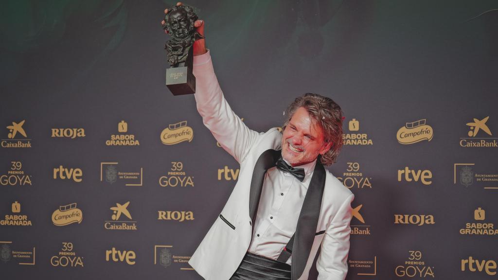 Salva Reina, ganador del premio Goya 2025 a mejor actor de reparto por 'El 47'.