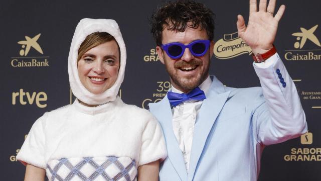 Macarena Gómez y Aldo Comas en la alfombra roja de los 39 Premios Goya.