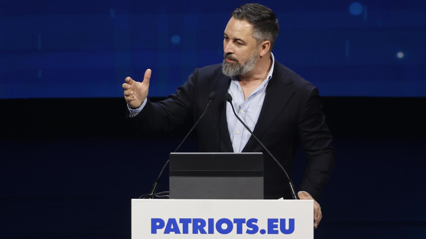 Acto de Patriots en Madrid | Abascal resta importancia a las amenazas de Trump: "El gran arancel es el Pacto Verde y los impuestos confiscatorios"