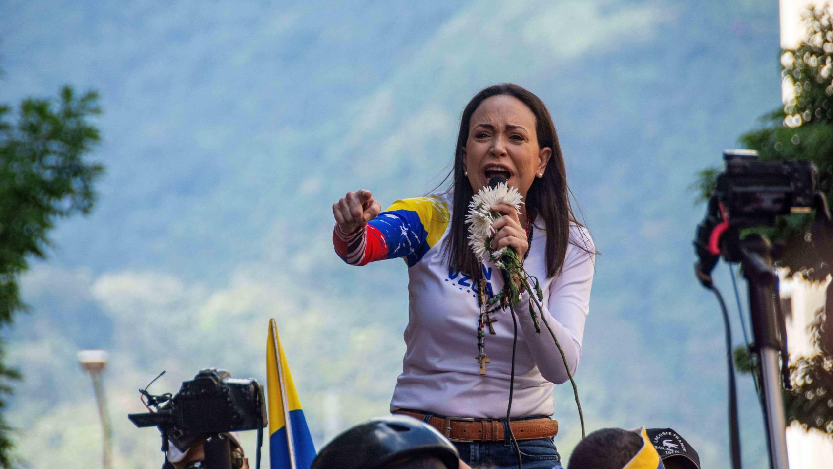 Corina Machado: "Maduro ha creado en Venezuela un 'hub' de redes criminales que operan contra las democracias"