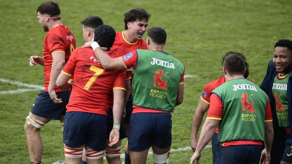 Los jugadores de la Selección celebran la victoria en el último partido ante Países Bajos.