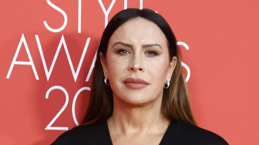 Karla Sofía Gascón en la fotocall de los premios Elle Style 2024 en Madrid.