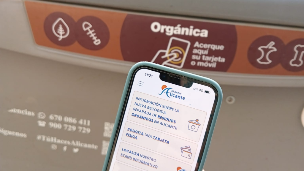 Alicante lanza una nueva app con la que ahorrar el 20% de la tasa de basura utilizando el contenedor marrón