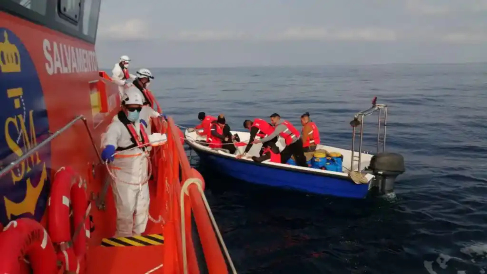 Salvamento Marítimo, en una operación anterior.