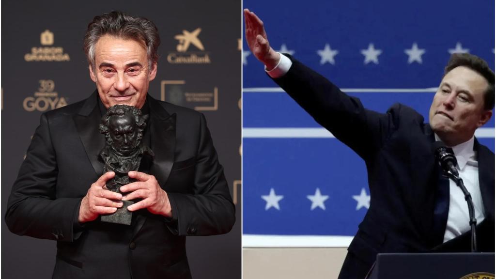 Eduard Fernández no se corta y apunta a Elon Musk en los Premios Goya: El peligro de un saludo ambiguo