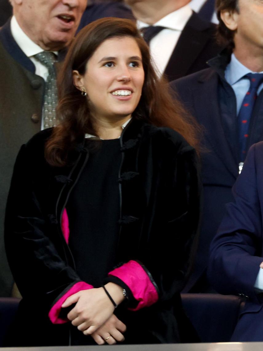 Teresa Urquijo y Moreno, este último sábado, en el estadio Santiago Bernabéu.