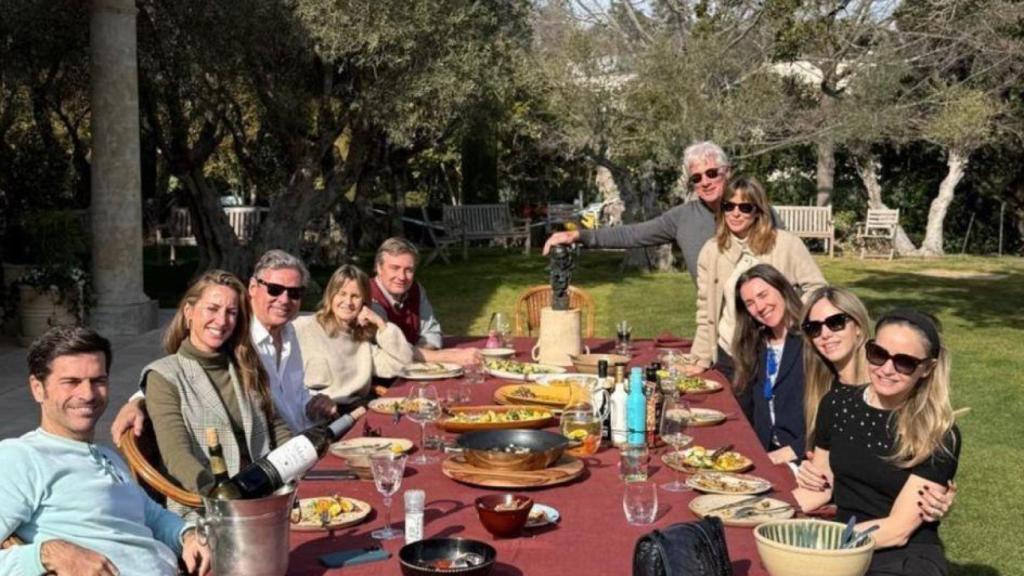 Richard Gere y Alejandra Silva en su casa en Madrid.