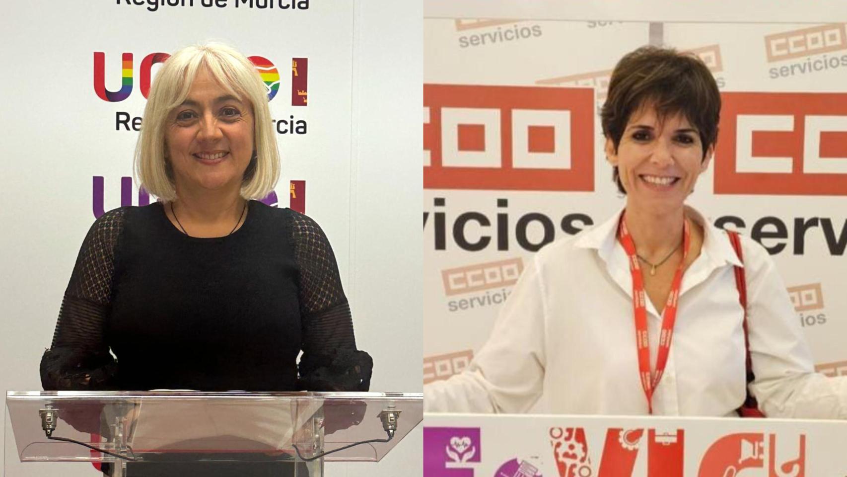 Francisca y Teresa, contra el techo de cristal sindical: dos mujeres se postulan para dirigir UGT y CC OO en Murcia