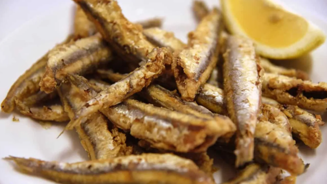 Boquerones fritos.