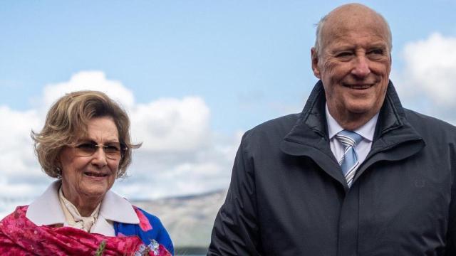 Los reyes Sonia y Harald de Noruega en una imagen de 2023 compartida por las redes de la Casa Real.