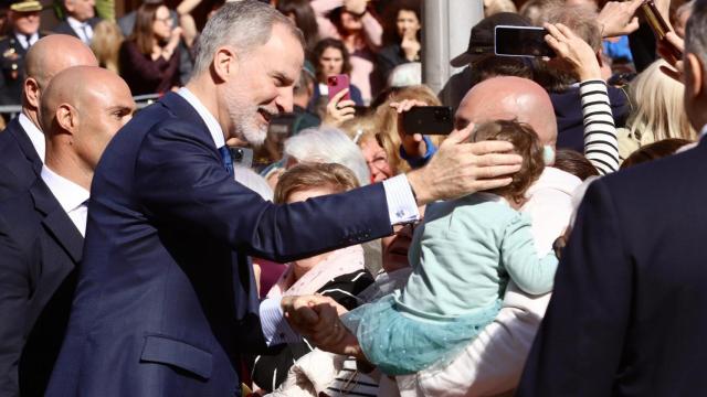 Felipe VI, durante el tributo a Rafael Altamira en El Campello.