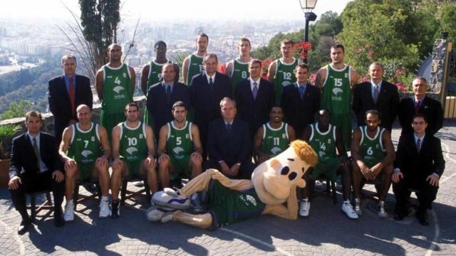 La plantilla del Unicaja en la temporada 2002-2003