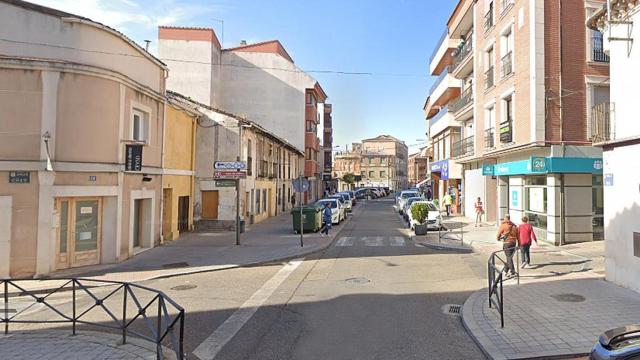 Calle Real en Íscar