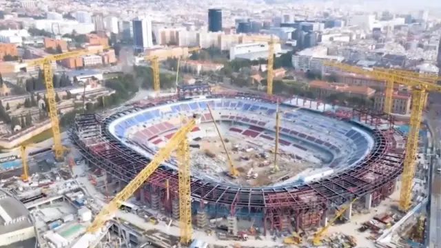 Las obras del Camp Nou