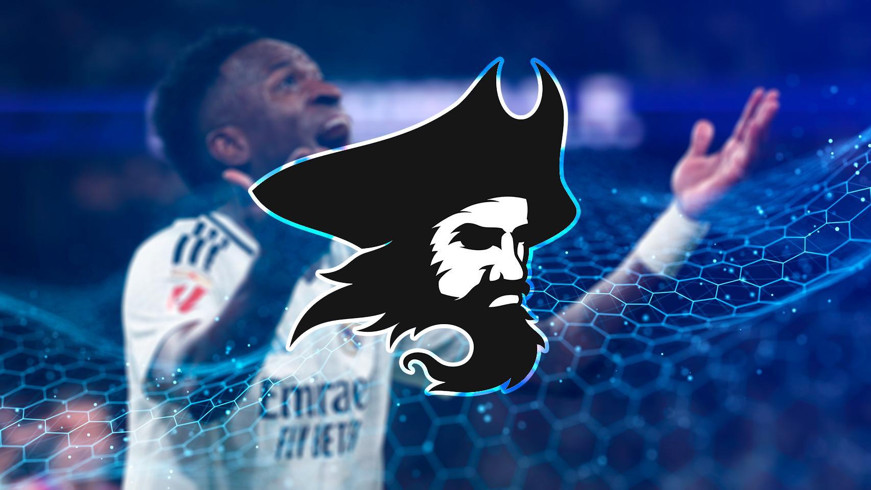 Fotomontaje de imagen de Vinicius y contenido pirata