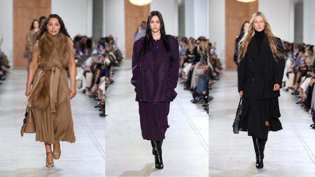 Siluetas del desfile de Michael Kors.