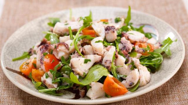 Ensalada de pulpo.