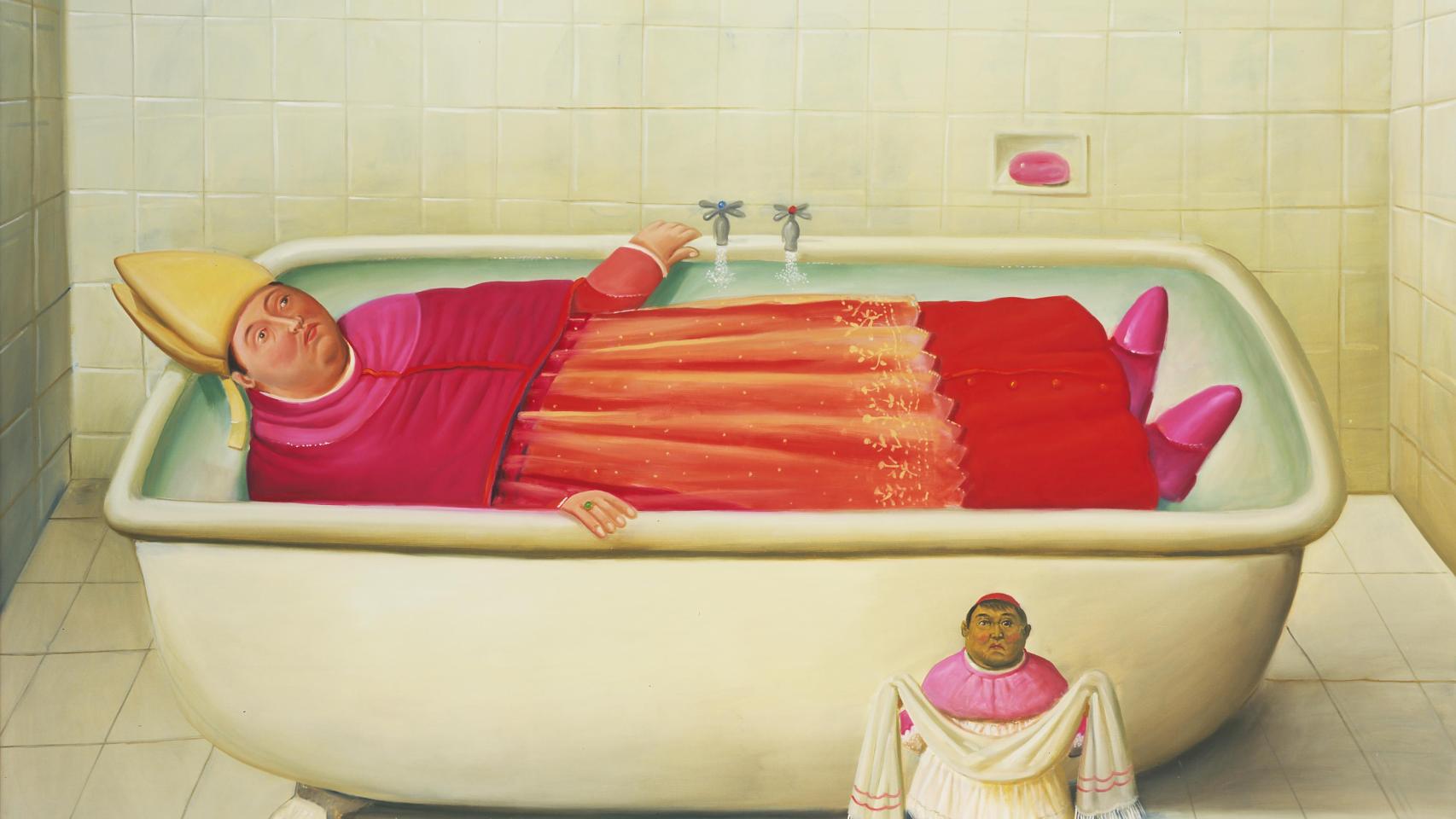 'Baño del Vaticano' (Fernando Botero, 2006)