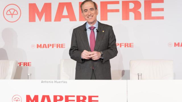 Antonio Huertas, presidente de Mapfre, en la presentación de los resultados de 2024 de la aseguradora.