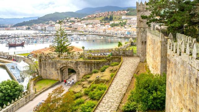 Vista desde el Parador de Baiona