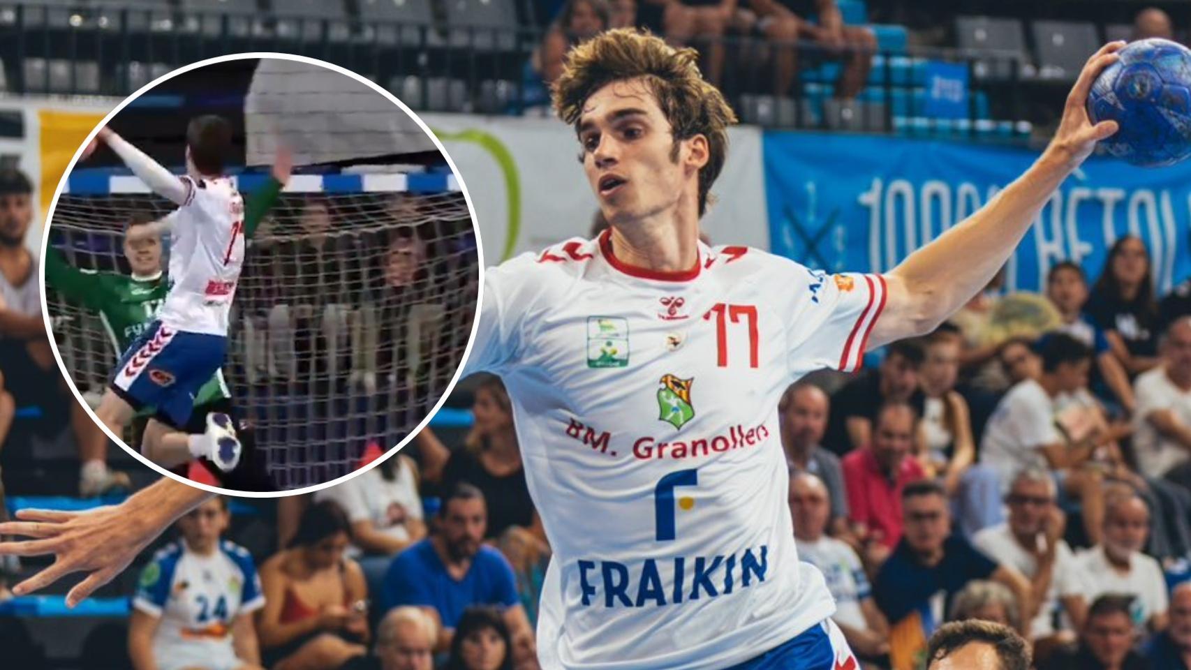 Pablo Urdangarin arrasa en redes con su gol de fantasía en un partido de balonmano