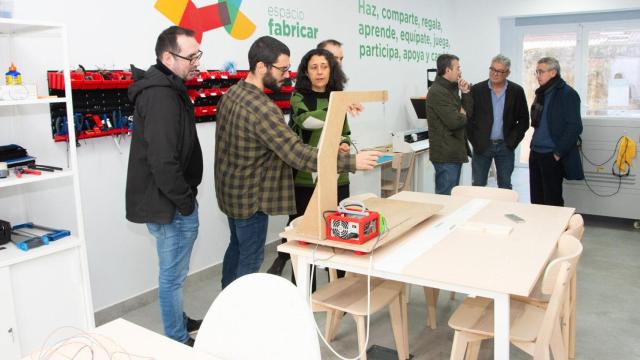 Inauguración del CircularFab de Logrosán (Cáceres).