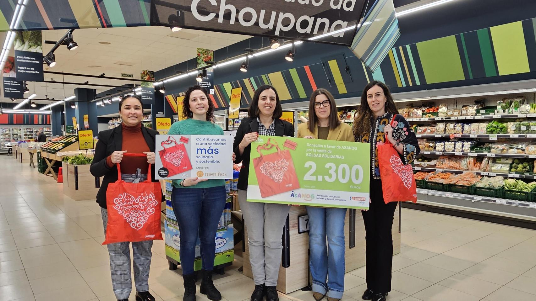 Bolsas Solidarias Vegalsa-Eroski Meniños Asanog